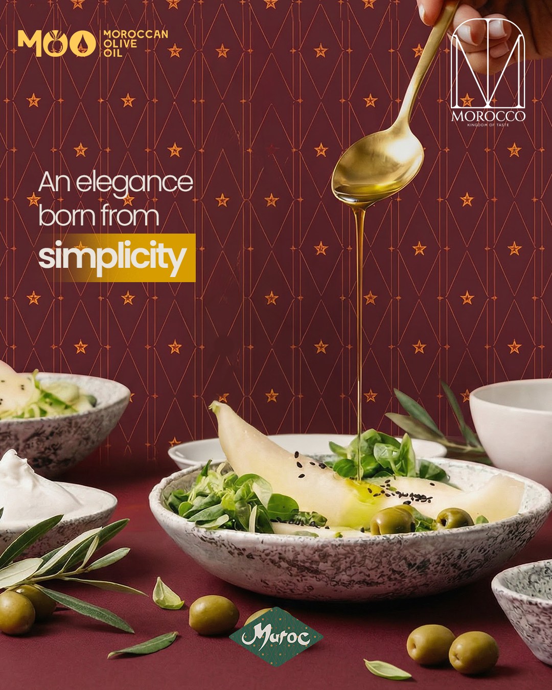 MOO Premium Label Gold Foil Detail